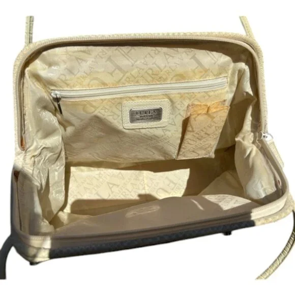 Vintage Y2K Furla Croc Embossed Shoulder Bag - Picture 5 of 9